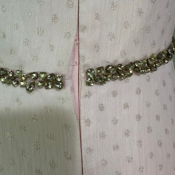 MAC DUGGAL Women's 49330 Ruffle Trimmed Polkadot High Low Dress Size 4 In Salmon - Picture 8 of 13